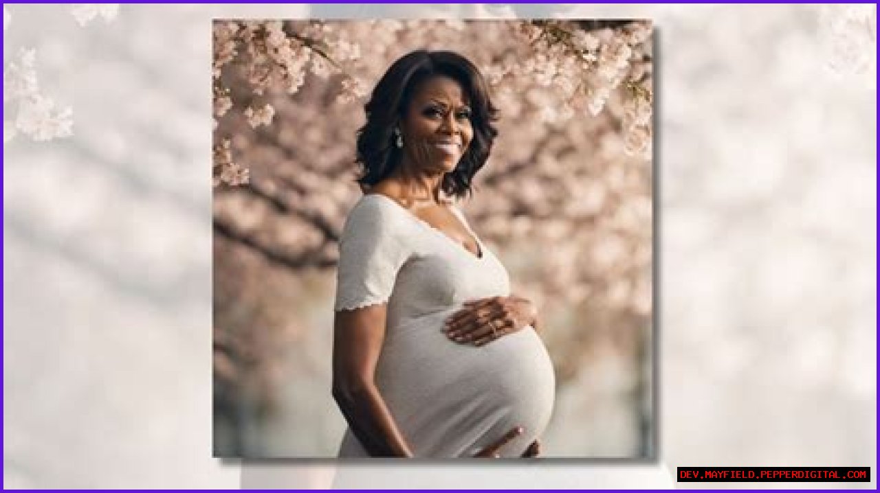 Capturing Moments: The Pregnant Photos Of Michelle Obama